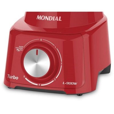 Liquidificador Mondial Turbo Full Red L-900w Vermelho 220v 220V