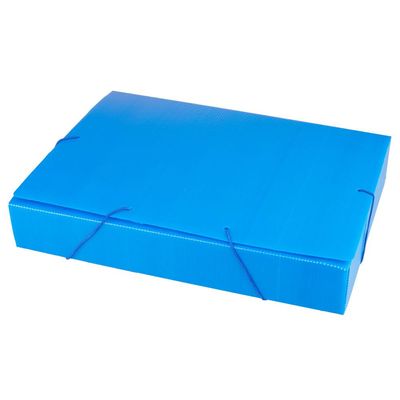Pasta Escolar Dello com Elástico 5.5cm Azul