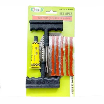 Kit jogo Remendo Para reparo Pneu Sem Câmara carro moto Idea
