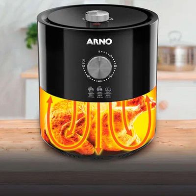 Fritadeira Sem óleo Arno Airfry Ultra 4,2L Ufrp Preto 110v