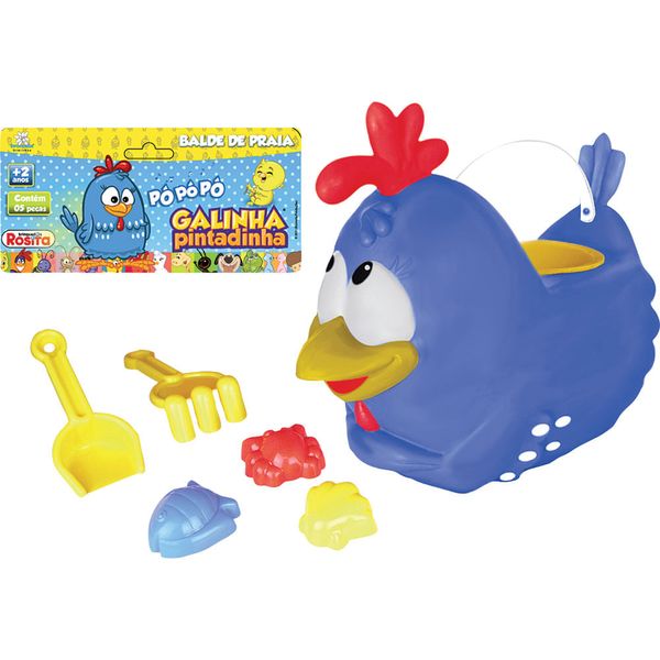 Conjunto de Praia Galinha Pintadinha 9687 Rosita