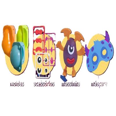 Boneca Pin Pin Monster Menina C/ Massinha e Acessórios  Anjo