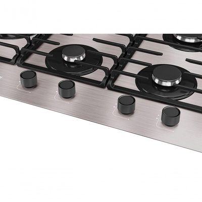 Fogão Cooktop 5 Bocas Ultra Chama MCG5BL Grade Dupla Mesa De Alumínio Mueller Bivolt