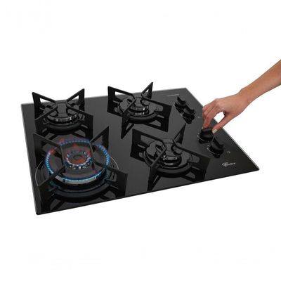 Fogão Cooktop Fischer 4 Bocas Tripla Chama Fit Line 36330-102673 Bivolt