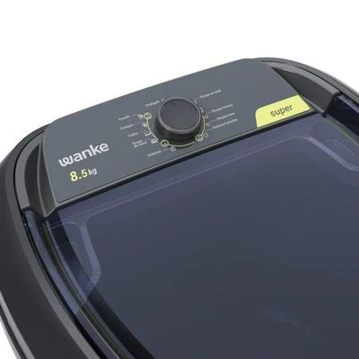 Lavadora De Roupas Semiautomática Super 8,5 Kg Preta Wanke 220V