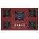 Fogão Fischer 5 Bocas Tripla Chama Rouge Bivolt