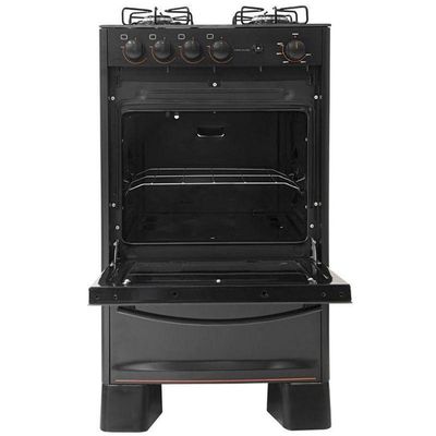 Fogão 4 Bocas Suggar Cook Glass Mesa de Vidro Preto Bivolt FGVCG410PT