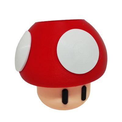 Cogumelo Porta Objeto Super Mario Bros Toad 3D