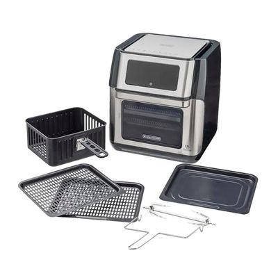 Fritadeira Air Fryer Black Decker 12 Litros AFO12G Preto E Inox 220v
