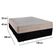 Cama Box Casal Suede + Colchão Sereneprime Molas Ensacadas 138x188x65 Cor:preto