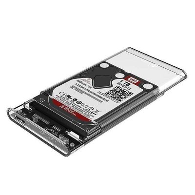 Case para Hd 2.5 Sata Usb 3.0 Transparente Slim Externo