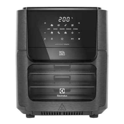 Fritadeira Air Fryer Electrolux Oven 5 Em 1 12L 1700w Eaf90 5211aabr408 Grafite 110V