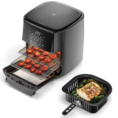 Fritadeira Air Fryer Electrolux Oven 5 Em 1 12L 1700w Eaf90 5211aabr408 Grafite 110V