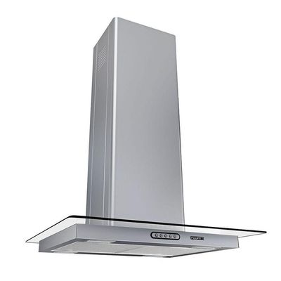 Coifa Ilha 60cm Vidro Reto Fogatti Inox 220v