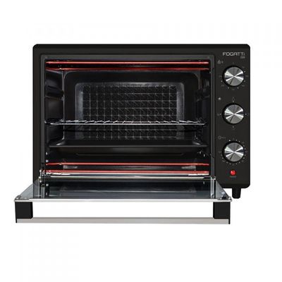 Forno Elétrico De Bancada 50 Litros Fogatti Black I50 Preto 110v