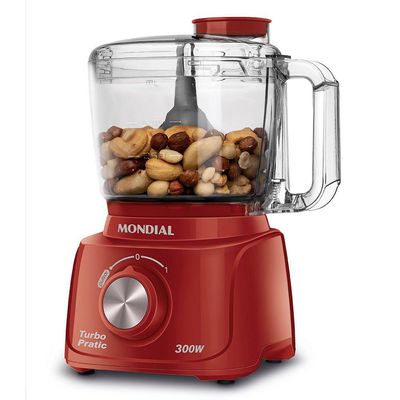 Mini Processador Turbo Pratic Mondial Mp-16-r -220v/60hz . 220V