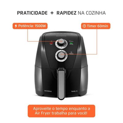 Fritadeira Sem Óleo Air Fryer Mondial AFN-40-BFS 60hz 127V