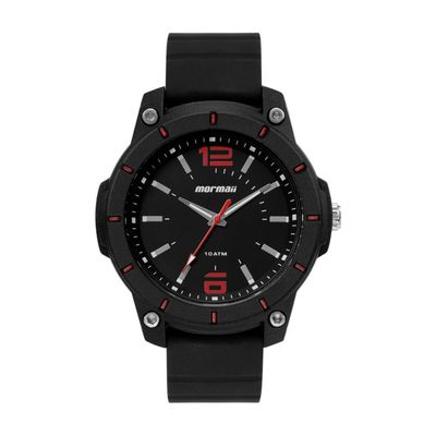 Relógio Mormaii Masculino Ref: Mo2035lf/8r Esportivo Analógico Black