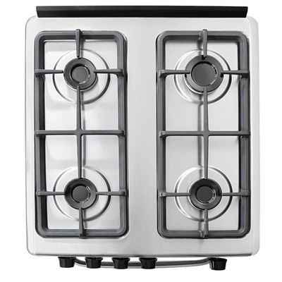 Fogão De Piso Suggar Select 4 Queimadores Prata Inox Bivolt FGISL410PRIX