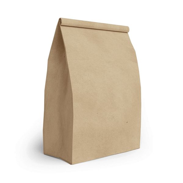Saco Kraft Zagarollo para Delivery 14x9x21,5cm com 10 Unidades