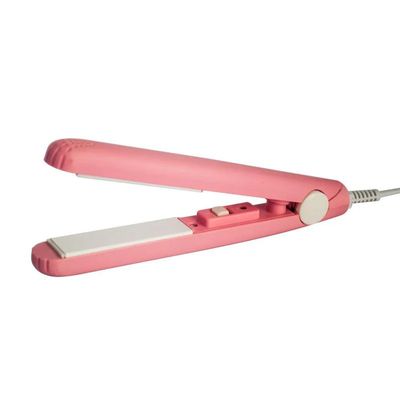 MINI CHAPINHA PRANCHA PORTÁTIL VIAGEM 180 GRAUS 110V-220V Único / Rosa