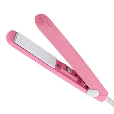 MINI CHAPINHA PRANCHA PORTÁTIL VIAGEM 180 GRAUS 110V-220V Único / Rosa