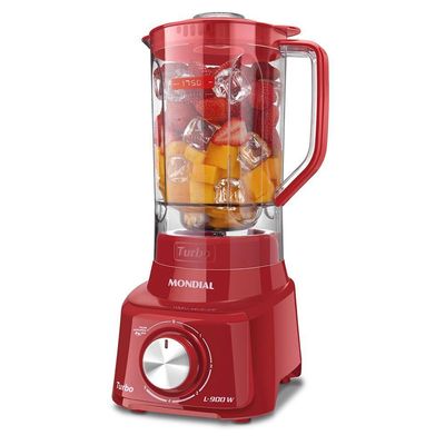 Liquidificador Turbo 900w L-900 Fr-2c 2 Copos-220v-vermelho 220V