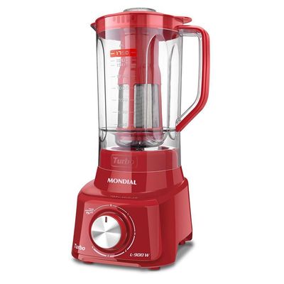 Liquidificador Turbo 900w L-900 Fr-2c 2 Copos-220v-vermelho 220V