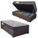 Cama Box Baú Solteiro Suede + Colchão De Espuma D33 - Sereneprime - 88cm Cor:marrom
