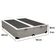 Cama Box Baú King Bipartido Sintético Sereneprime Branco 192x203x44
