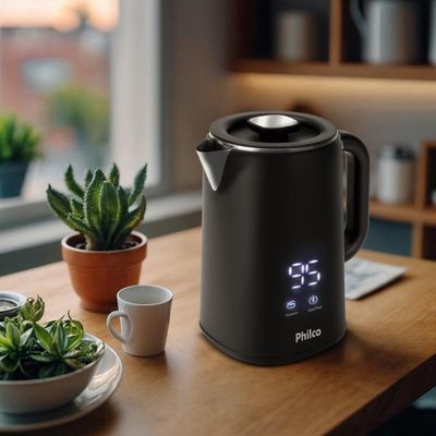 Chaleira Elétrica Philco 1,8L Painel Digital PCH18B 220V