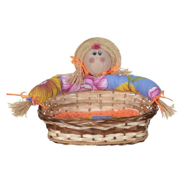 Cesta Junina Colorida Florarte 34cm