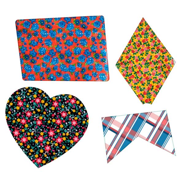 Adesivo Junino para Roupa Regina Retalho Arraiá Adesivo Junino para Roupa Regina Retalho Arraiá