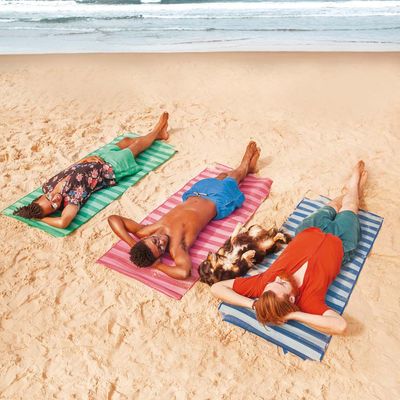 Esteira de Praia Dobrável em Polipropileno 1,80m x 90cm - Turquesa