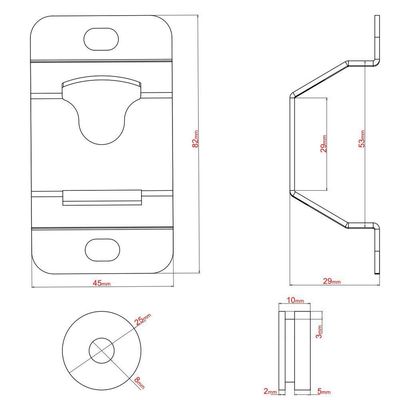 Suporte Universal Fixo Tv 10"a65" Todos Vesa Roldana-branco