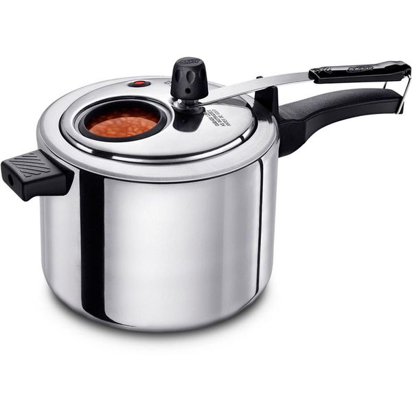Panela de Pressão MTA Alumínio C/ Visor 4,5L Polida