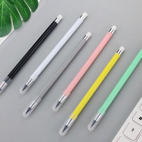 Lápis Mágico Eterno Sem Tinta Tecnologia Ilimitada branco