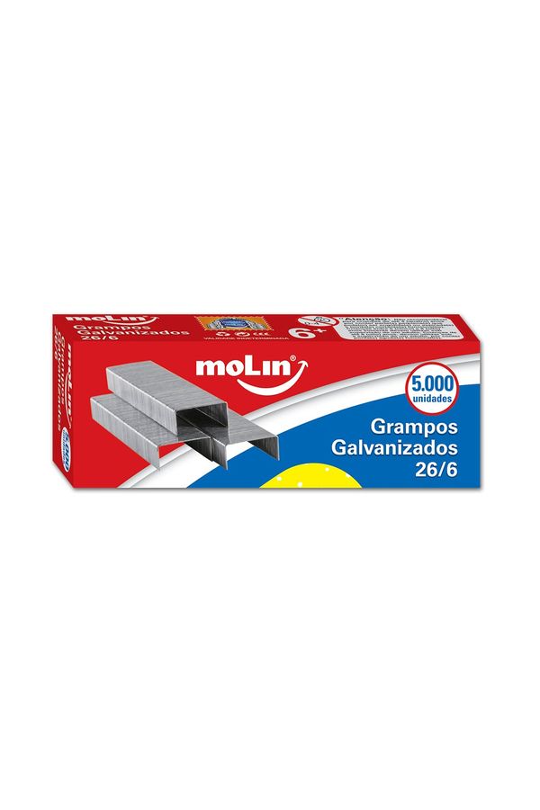 Grampos Molin Nº26/06 Galvanizados com 5000 Unidades