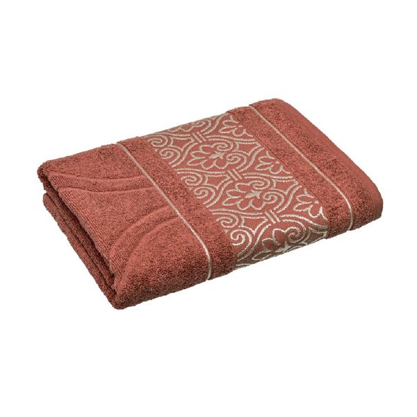 Toalha Rosto Taj 50cm x 70cm Terracota Cavhome