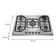 Cooktop Gás 5 Queimadores GT75X Tripla Chama Inox Bivolt.