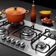 Cooktop Gás 5 Queimadores GT75X Tripla Chama Inox Bivolt.