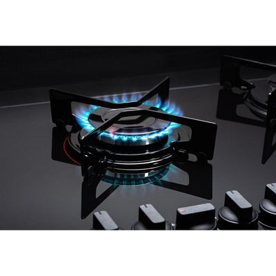 Fogão Cooktop Fischer 5Q Fit Line Gás Mesa Vidro Bivolt