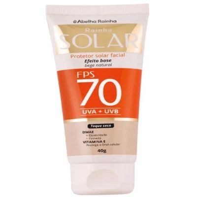 Protetor Solar Facial FPS70 Cor Bege Natural  40g AR (3427)