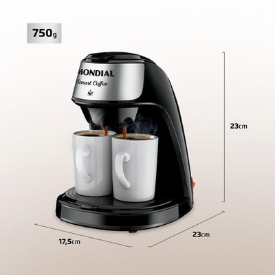 Cafeteira 2 Xícaras Smart Coffee C-42-2x-bi 220v/60hz 220V