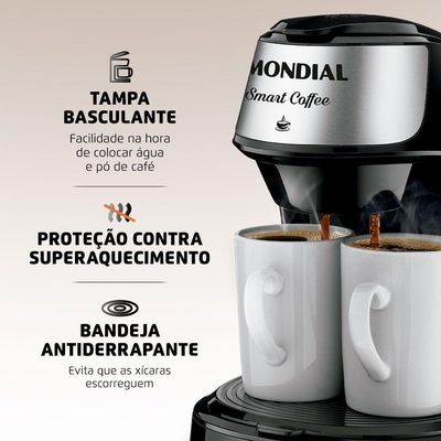 Cafeteira 2 Xícaras Smart Coffee C-42-2x-bi 220v/60hz 220V