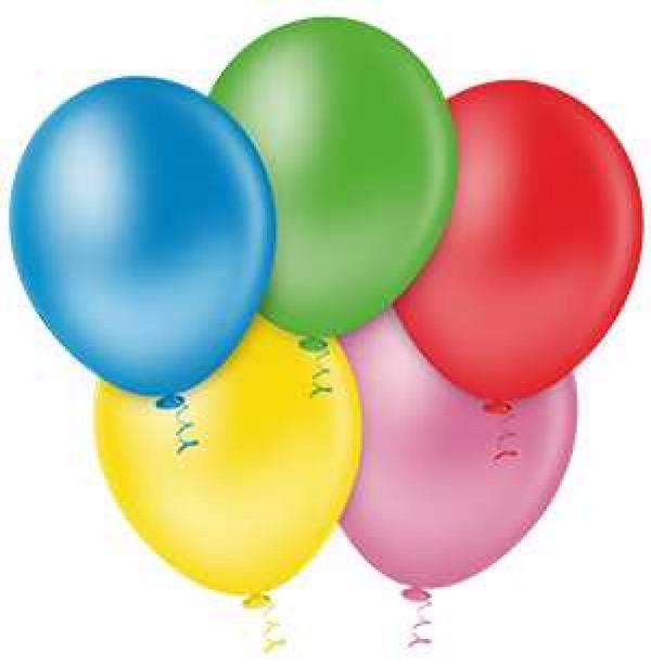 BALAO 9 LISO REDONDO GRANFESTA SORTIDO 50UN PIC PIC