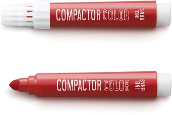CANETINHA JUMBO AVULSA VERMELHO COMPACTOR