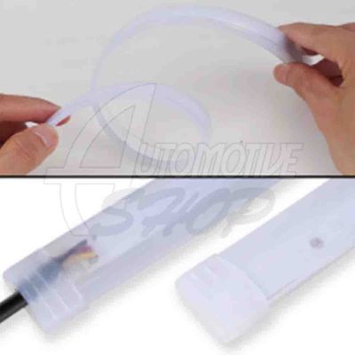 Kit Fita Led DRL + Pisca Seta Sequencial 12v 45cm