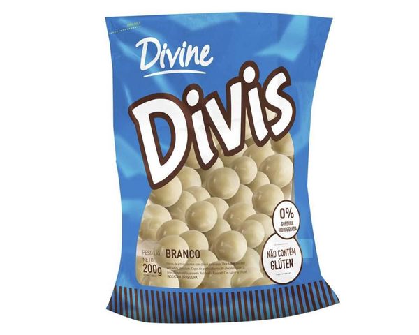 DIVIS CHOCOLATE BRANCO 200G DIVINE