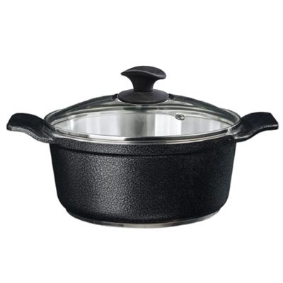 Caçarola Preto Craqueado Alumínio Usinado Javali AA 16cm